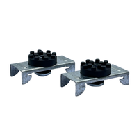 Suspendu 62mm Furring Channel Rsic Sound Clip Plafond Insonorisé En Caoutchouc Résilient Sound Isolation Clips