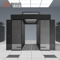 Rak Server Pusat Data Prefabrikasi Infrastruktur Rak IT yang Dapat Disesuaikan Dengan Sistem Pendingin