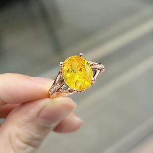 Prachtige Luxe Ijs Verzilverde Roségouden Kleur Diamanten Ring Bruiloft Verlovingsbelofte Bruidsring - Product Image 3