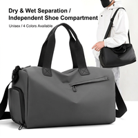 Bolsa de Viaje Ligera de Tela Oxford para Yoga y Ejercicio, con Separación para Seco y Mojado, de Alta Calidad, para Natación y Uso en Exteriores