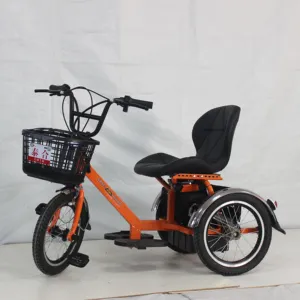 Sıcak satış 24V 40AH Mini elektrikli üç tekerlekli bisiklet uygun ve pratik 3 tekerlekli elektrikli bisiklet