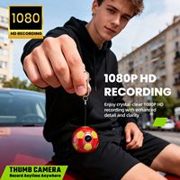 Mini caméra WiFi 1080P HD en forme de bouton, enregistreur vidéo portable pour le sport avec MicroSD 2MP pour la prise de vue en extérieur