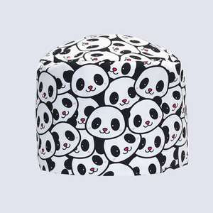 Hot <span class=keywords><strong>Panda</strong></span> Motif Dentaire Médecins Chapeaux pour Hommes Femmes Réglable Durable Médical Skullcap Chef Vétérinaire Casquettes De Travail - Product Image 2