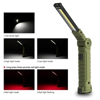 Lampe de Barbecue LED Rechargeable Personnalisée Pliable 5Modes Lampe de Travail avec Aimant et Crochet Cadeaux pour Mécanicien, Camping, Lecture,