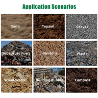 Tamis rotatif professionnel MTS1022 pour terreau de culture, tourbe organique et compost de billes de bois, prix usine, vente en gros, fabricant