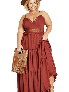 Robe trapèze tissée unie à manches longues et détails boutonnés pour femme, coupe ajustée, collection automne 2026, haute qualité - Product Image 1