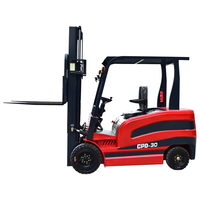 Forklift Listrik Multifungsi Berkualitas Tinggi Baru dengan Baterai Asam Timbal, Penggeser Samping Hidrolik, Ban Solid FS-30 60V180Ah untuk