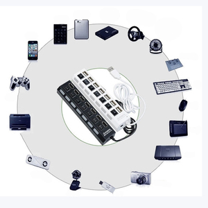 ฮับ <span class=keywords><strong>USB</strong></span> 2.0 แบบหลายพอร์ต 7 ช่อง สำหรับคอมพิวเตอร์และแล็ปท็อป - Product Image 4