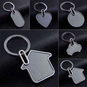Sy78 Factory Custom Logo Sublimation Blank Metal <b>Key</b> Chains Laser Logo <b>Key</b> Chain Alloy Black Engraving Keychain <b>Key</b> <b>Ring</b> Logo - Product Image 4