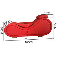 Canapé d'amour en forme de S, aide posturale érotique multifonctionnelle, meubles de chambre à coucher en bois, meubles de sexe BDSM pour couples, chaise tantrique