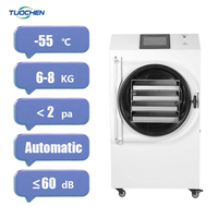 Máquina de Secado por Congelación Doméstica, Control Automático por PLC, Alta Eficiencia, Secado Continuo, Capacidad de 20 kg, Planta de Procesamiento de Frutas