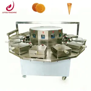 خط إنتاج آلي تجاري لصنع مخروط المثلجات والبسكويت والسكر
