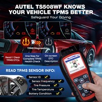 Autel MaxiTPMS TS508WF KIT, système de surveillance de la pression des pneus (TPMS) pour voiture, programmateur de capteurs, écran couleur TFT, 100-900 kPa, 315+433 MHz