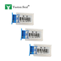 Scellé de sécurité pour compteur d'eau numéroté YTMS 202, en ABS+ABS de haute qualité, avec logo personnalisé, câble de sécurité, options multicolores, code-barres
