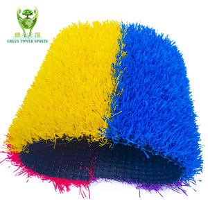 Gazon artificiel coloré, piste arc-en-ciel pour usage intérieur/extérieur, terrain de jeu pour enfants en bas âge, <span class=keywords><strong>tapis</strong></span> en gazon synthétique pour le sport - Product Image 6