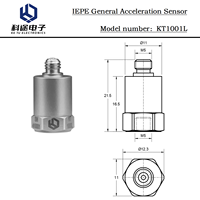 Capteur d'accélération piézoélectrique uniaxial IEPE, accéléromètre de vibration et de choc ICP, 500g, capteur de surveillance de vibration monoaxe