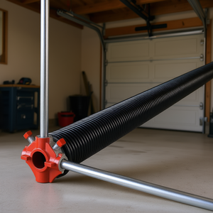 Resorte de Torsión para Puerta de Garaje, 0.25 x 2 x 32 Pulgadas, Barras de Enrollamiento Antideslizantes, Construcción de Acero - Product Image 2