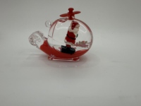 Porte-clés en acrylique PVC de la série de Noël, Père Noël, Bonhomme de neige, Renne, Sapin de Noël, avec liquide flottant et sable mouvant, pour cadeau