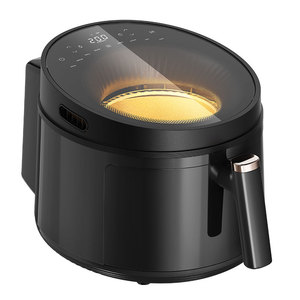 Aifa mới không cánh thiết kế kính nồi chiên không khí kỹ thuật số với cửa sổ thông minh Nồi chiên không khí 5L nhà sản xuất bánh pizza đa chức năng không khí frier - Product Image 5