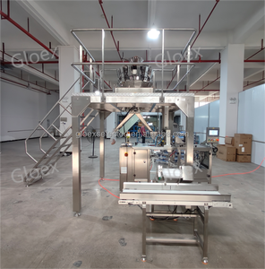 Máy đóng gói tự động nhỏ gọn con dấu khí nén cho túi giấy nhựa cho hàng hóa thực phẩm với các thành phần PLC động cơ cốt lõi - Product Image 5