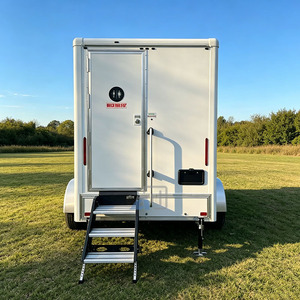 Remolque de Baño Portátil de Lujo con 1 Cabina, Diseño Moderno <span class=keywords><strong>para</strong></span> Exteriores, Ideal <span class=keywords><strong>para</strong></span> <span class=keywords><strong>Eventos</strong></span> al Aire Libre, Buen <span class=keywords><strong>Precio</strong></span> - Product Image 1