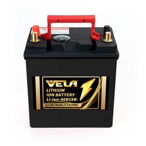 VELA Lityum Demir Pil Paketi 40B19R 12.8V 40Ah Dahili BMS Kartı CE Sertifikalı Araç Marş Aküsü - Product Image 1