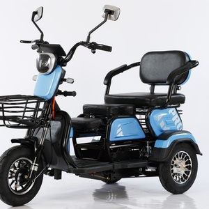 600W Electric Tricycle Household Small Scooter <b>Three</b>-seat Adjustable Electric Tricycle - Product Image 3