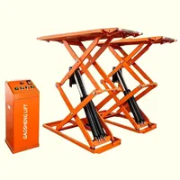 Elevador de Tijera Compacto Original de Alta Precisión, Elevador de Tijera Extensible de Elevación Completa, Pequeño Elevador de Tijera para Coches, Elevador Hidráulico de Tijera para Vehículos