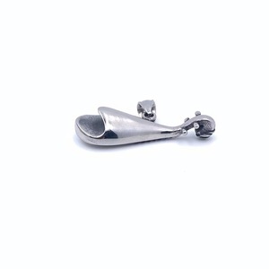 Chinese Style <b>Titanium</b> Steel Pipa Pendant Unisex Stainless Steel Necklace 2160145 - Product Image 2