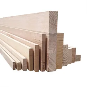 Proveedor chino 4*8 tableros de madera pegada con borde de pino radiante tableros de madera de pino ruso sólido para palet