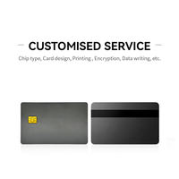 Kartu Hadiah Karyawan Hotel RFID Strip Magnetik Frekuensi Rendah Kustom Double-Sided Loco 300oe/Hico 2750Oe Tahan Air