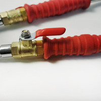 Extended Edition Heavy Duty Tire Locking Air Chuck for Truck Car Tire Air Inflator Gauge Air Compressor