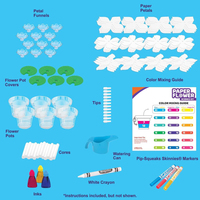 Kit scientifique de fleurs en papier - Fleurs qui changent de couleur, cadeau pour enfants