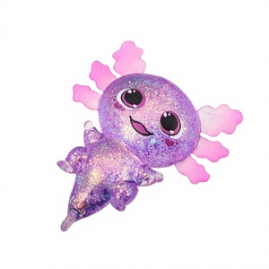 Eco Friendly <b>Glitter</b> Axolotl Plastic Squeeze Maltose <b>Ball</b> Cute Salamander Stress Relief Toys for Teens Adults Unisex Fidget Toy - Product Image 4