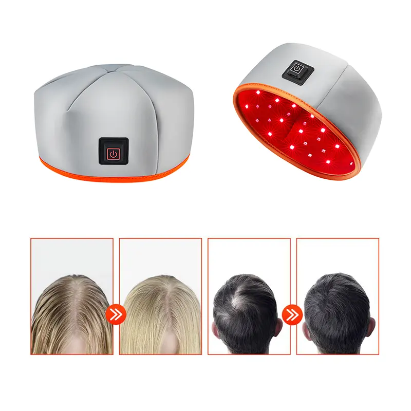 Led Hair Regrow Machine Home Use Red Hat Led Full Scalp Treatment Therapy Cap For Hair Loss Laser Cap Hair Regrowth