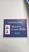 Mahjong bleu moderne portable en acrylique Ivy de 1,26 pouce en stock pour les rassemblements féminins et les jeux de mahjong en plein air