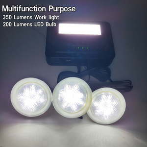 Hot bán 3W 5W năng lượng mặt trời LED Torch & chiếu sáng nhà hệ thống khẩn cấp ngân hàng điện với 3 bóng đèn LED cho Ghana Nigeria Ethiopia Kenya - Product Image 4