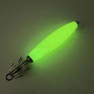 Blanc Automatique Double Lueur Fluorescent Lumineux En Gros Commercial Parapluie Squid Jig Hameçons De Pêche