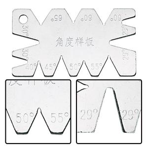 Ensemble de 3 pièces en acier inoxydable : Gabarit d'angle professionnel, rapporteur d'angle, gabarit d'angle pour tour, jauge d'outil, mesure d'angle pour embout de perceuse - Product Image 4