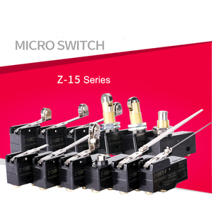 สวิตช์ไมโครแบบกดปุ่มพร้อมบานพับแบบลูกกลิ้ง Z-15GW22-B สวิตช์จำกัดระยะการเคลื่อนที่ - Product Image 6