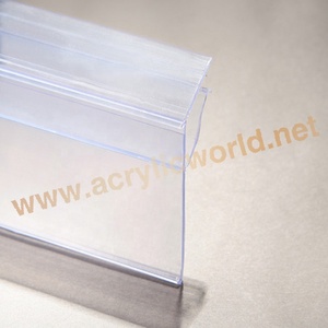 Etiqueta de PVC para Estantes de Supermercado, Portaetiquetas de Precio Personalizado y Exhibidor de Etiquetas para Estantes de Comercio Minorista con Varias Opciones de Fijación - Product Image 4