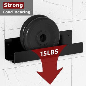 홈 스토리지 16인치 욕실 샤워 선반 정리함, 304 스테인리스 스틸 플로팅 샤워 선반 대용량, 무광 블랙 - Product Image 4