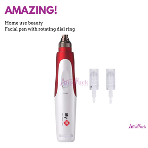 Rouleau de microdermabrasion électrique DrPen N2-<span class=keywords><strong>C</strong></span> avec 5 niveaux de réglage de la profondeur Longueur des aiguilles : 0,2-2,5 mm Embouts d'aiguilles - Product Image 1