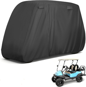 Housse de voiturette de golf OEM 2/4/4+2 places pour Yamaha EZGO Club Car, imperméable, coupe-vent, durable, avec 3 portes à fermeture éclair - Product Image 1