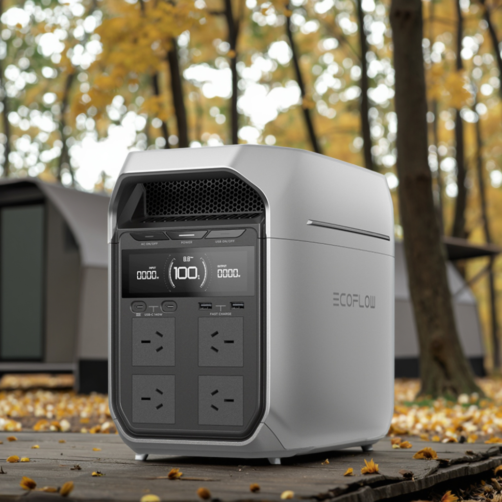 CN Ecoflow DELTA3Plus 1800 Вт портативная электростанция солнечный генератор зарядная станция MPPT контроллер внешнего аккумулятора чистый синус