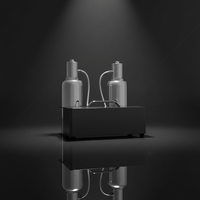 Machine d'aromathérapie électrique en métal de 1000ml * 2 capacités pour la climatisation fraîche centrale de salon de beauté de 10000m3