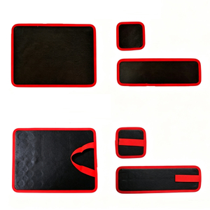 Ensemble de tapis d'atelier souples à aimants en ferrite puissants, plateau de mécanicien pour réparation automobile et atelier de garage, rouge et noir, 3 pièces - Product Image 6