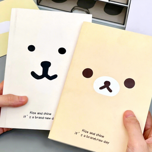 Quaderno A5 Vuoto con Design Orsetto Cartone Animato, Cancelleria Kawaii per <span class=keywords><strong>Studenti</strong></span>, Scuola, Ufficio, Diario - Product Image 2
