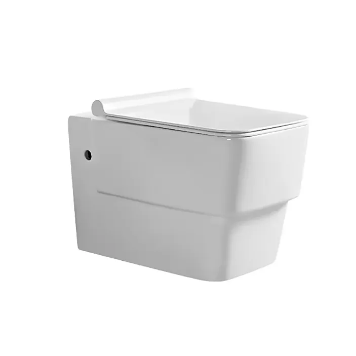 Di alta qualità moderno un pezzo bianco ceramica sanitari WC WC muro appeso WC bagno