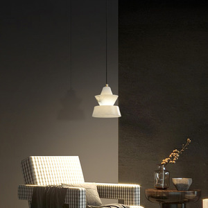 All-Copper Marble Long Pendant <b>Light</b> New Chinese Style Single-Head <b>Small</b> Pendant for Corridors Bars Counters Entryways Bedrooms - Product Image 3